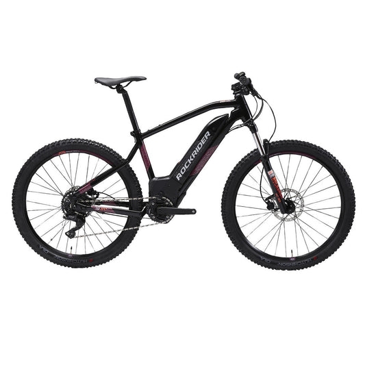 Vélo VTT électrique semi-rigide 27,5" E-ST520 Noir Violet