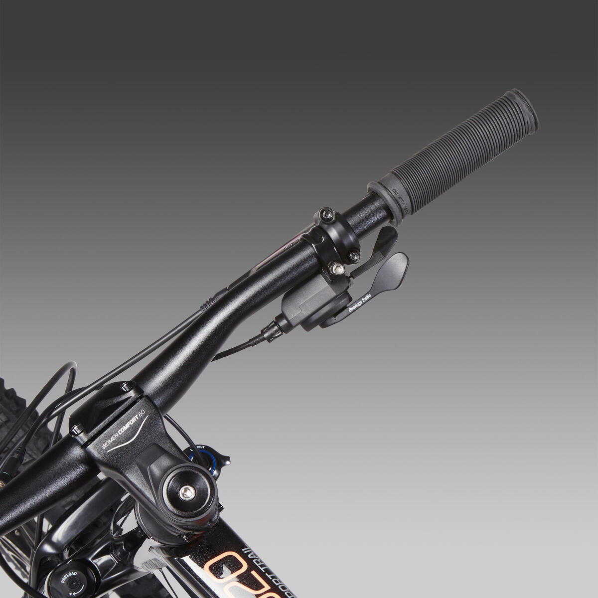 Vélo VTT électrique semi-rigide 27,5" E-ST520 Noir Violet