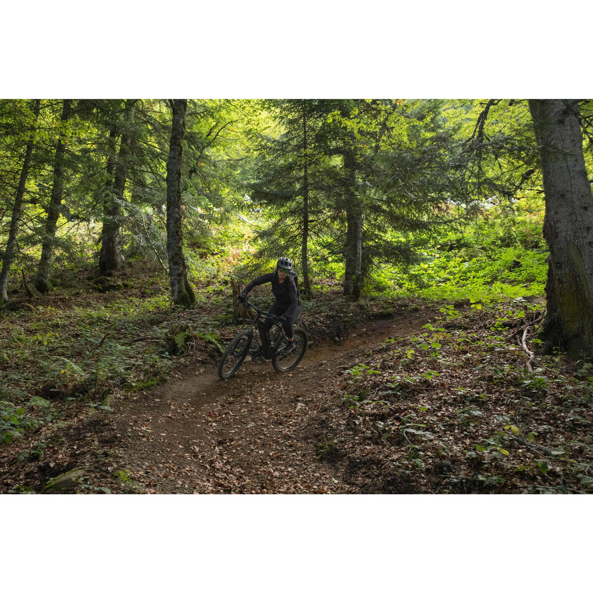 vélo VTT électrique semi-rigide 27,5" femme E-ST 500 prune