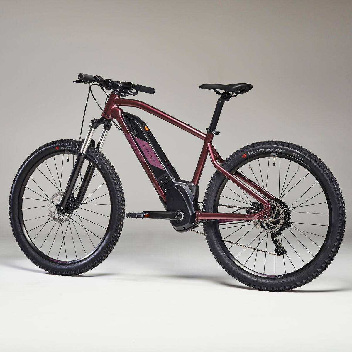vélo VTT électrique semi-rigide 27,5" femme E-ST 500 prune