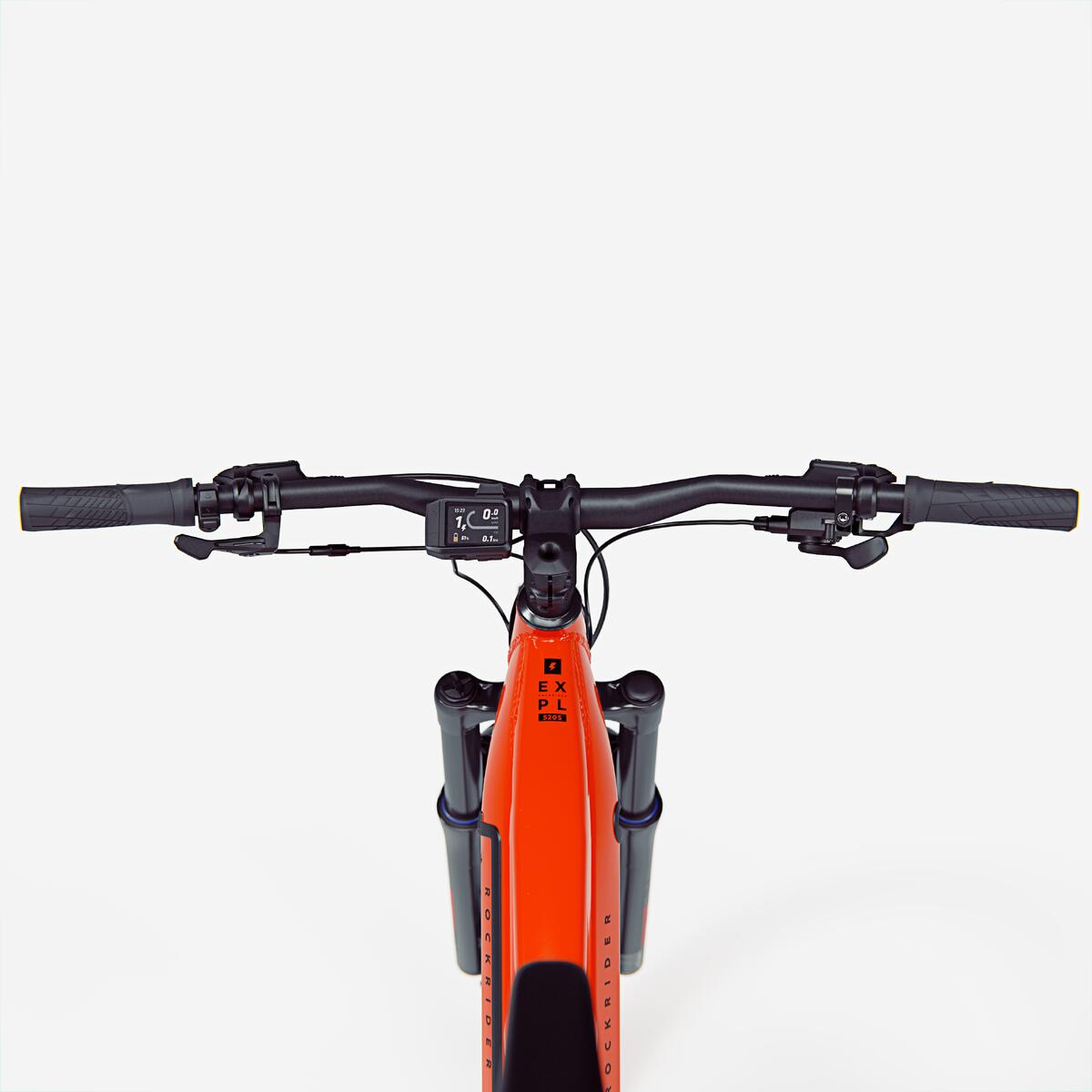 Vélo VTT électrique tout suspendu 29" E-EXPL 520 S Rouge vif