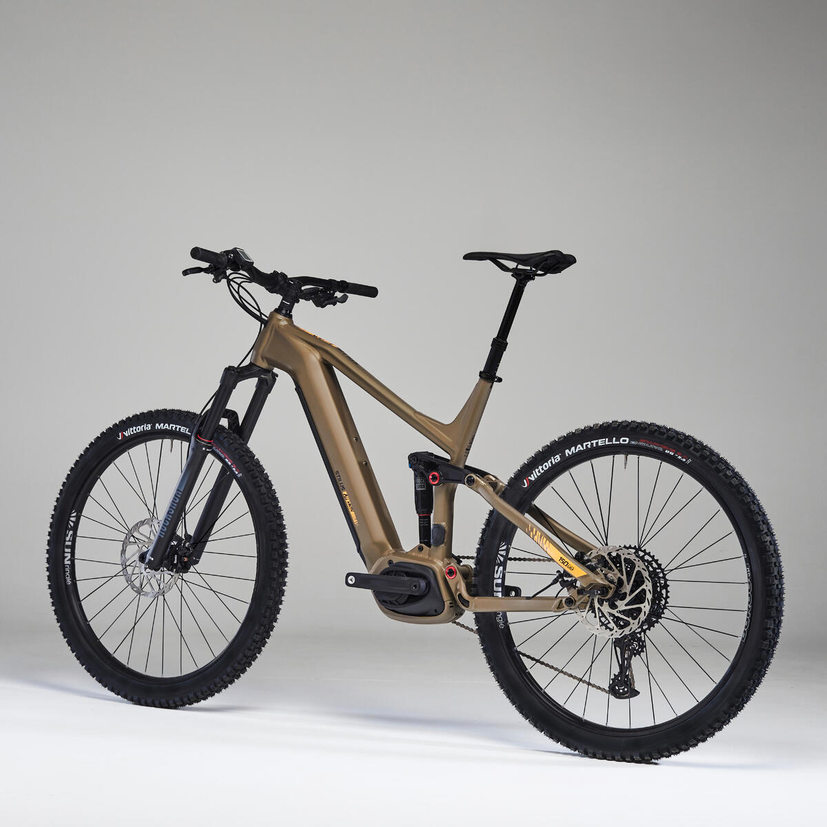 Vélo Vtt électrique tout suspendu 29" STILUS E-ALL MOUNTAIN Ocre