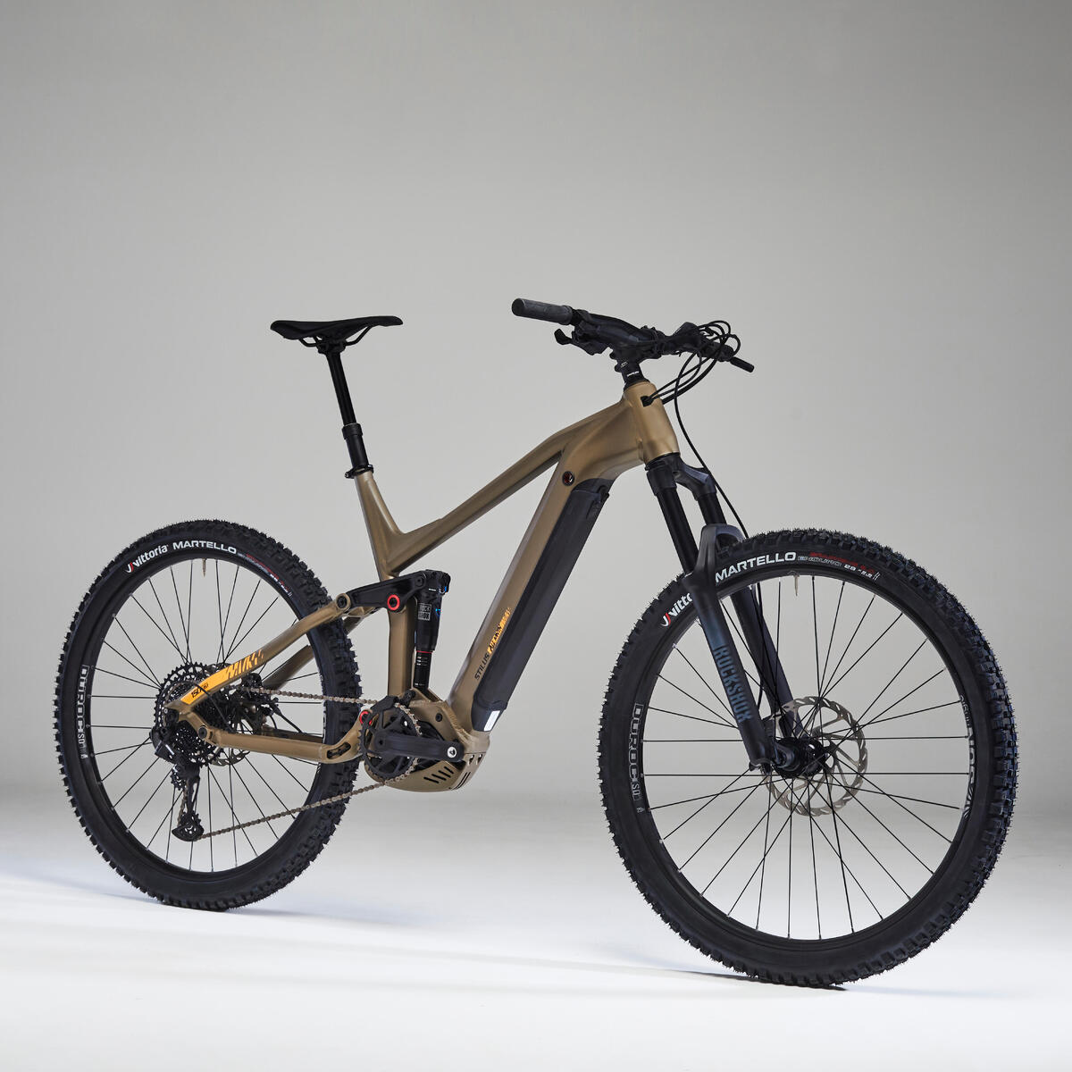 Vélo Vtt électrique tout suspendu 29" STILUS E-ALL MOUNTAIN Ocre