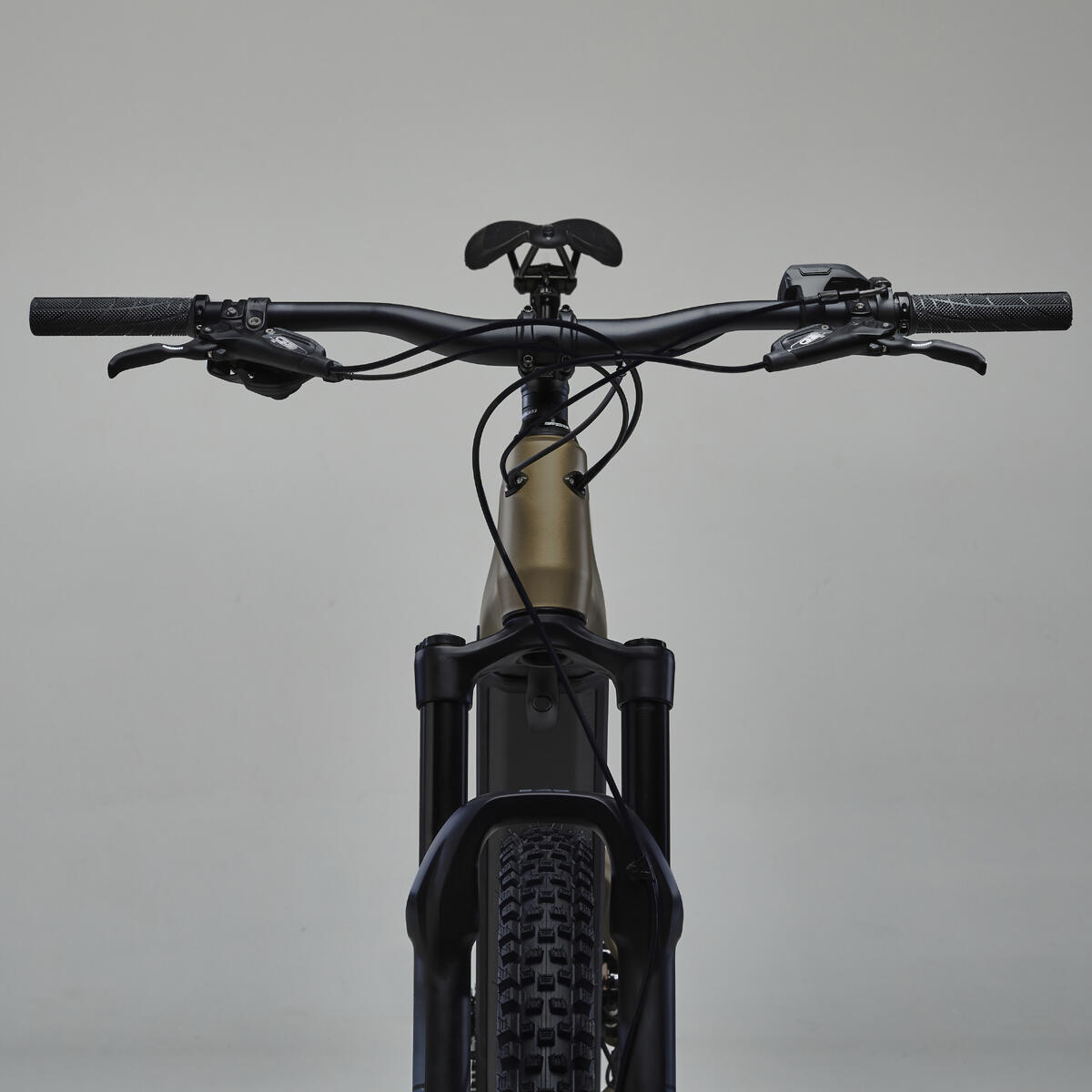 Vélo Vtt électrique tout suspendu 29" STILUS E-ALL MOUNTAIN Ocre