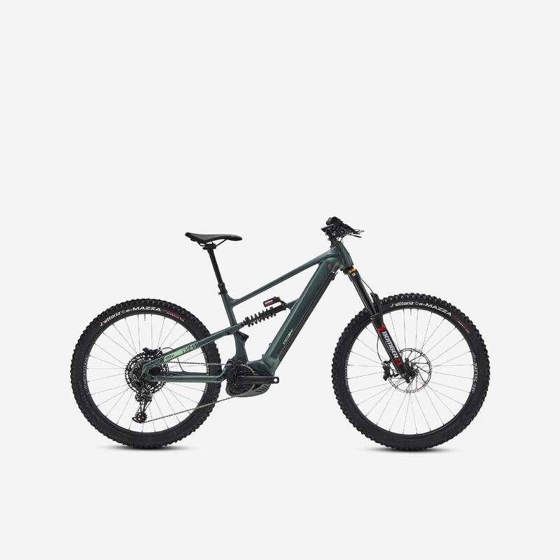 Vélo VTT électrique tout suspendu 29"/27,5" STILUS E-BIG MOUNTAIN vert