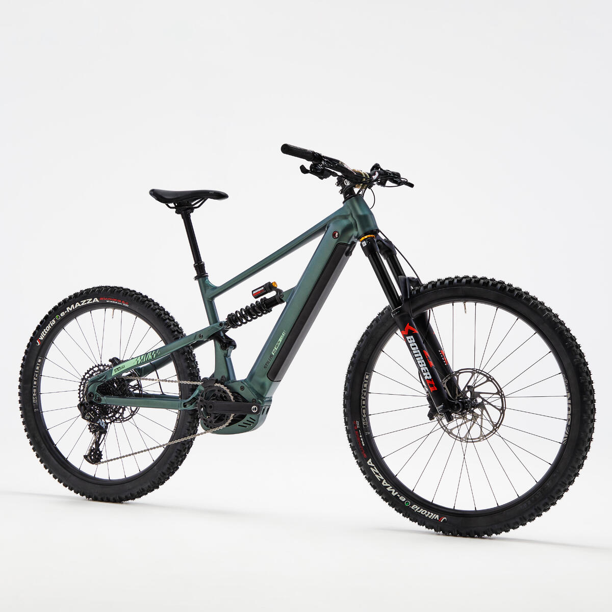Vélo VTT électrique tout suspendu 29"/27,5" STILUS E-BIG MOUNTAIN vert