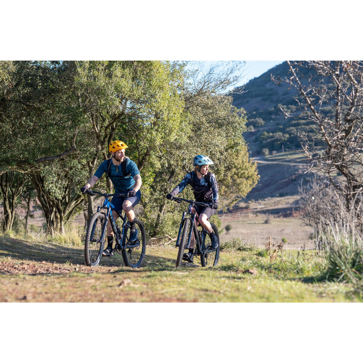 Vélo vtt randonnée EXPLORE 540 BLEU NOIR 29"