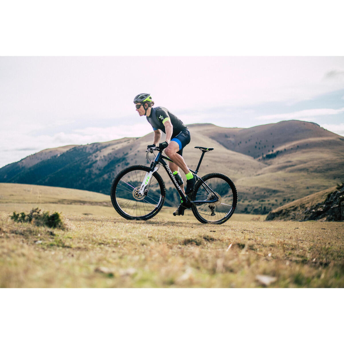 Vélo VTT semi rigide Rockrider XC 100 29'' Shimano Deore