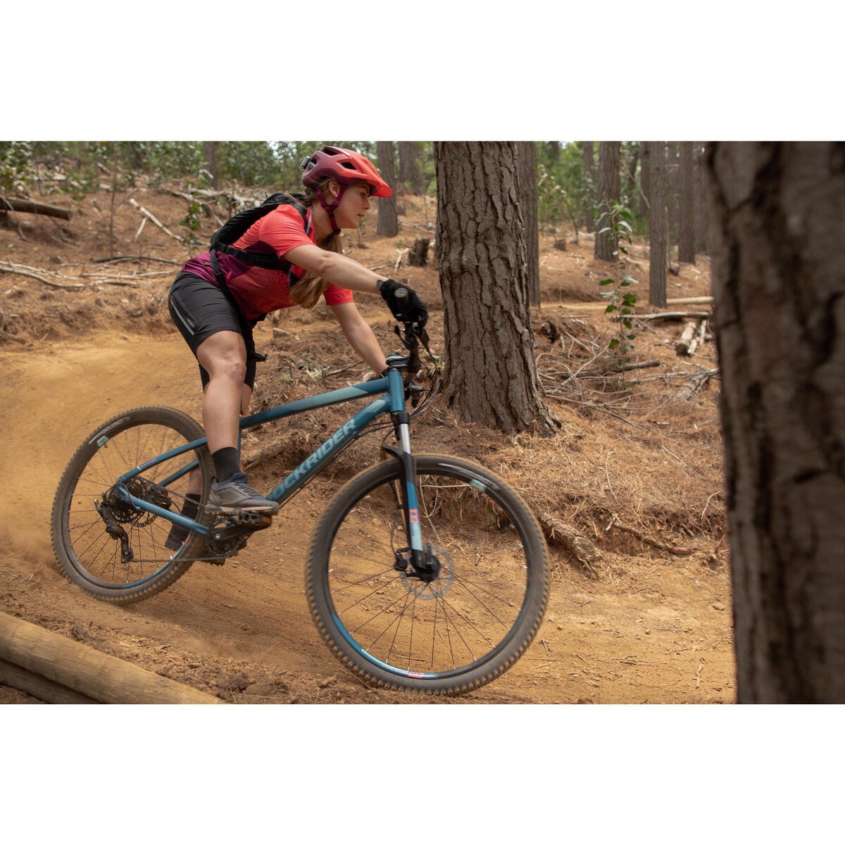 Vélo VTT ST 530 Femme TURQUOISE 27'5