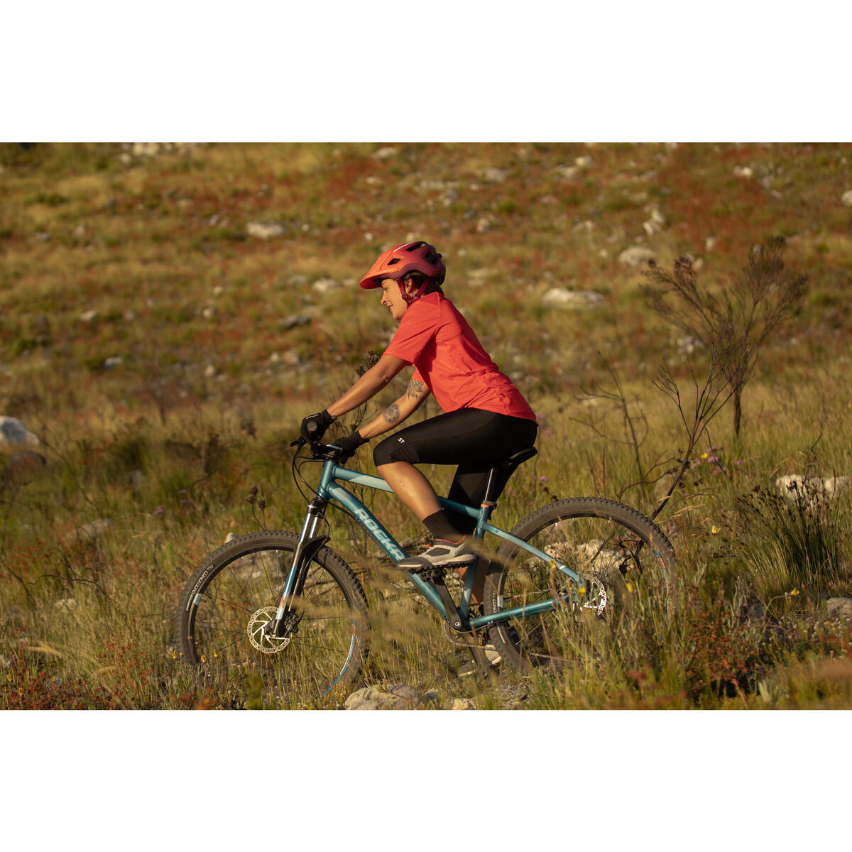 Vélo VTT ST 530 Femme TURQUOISE 27'5