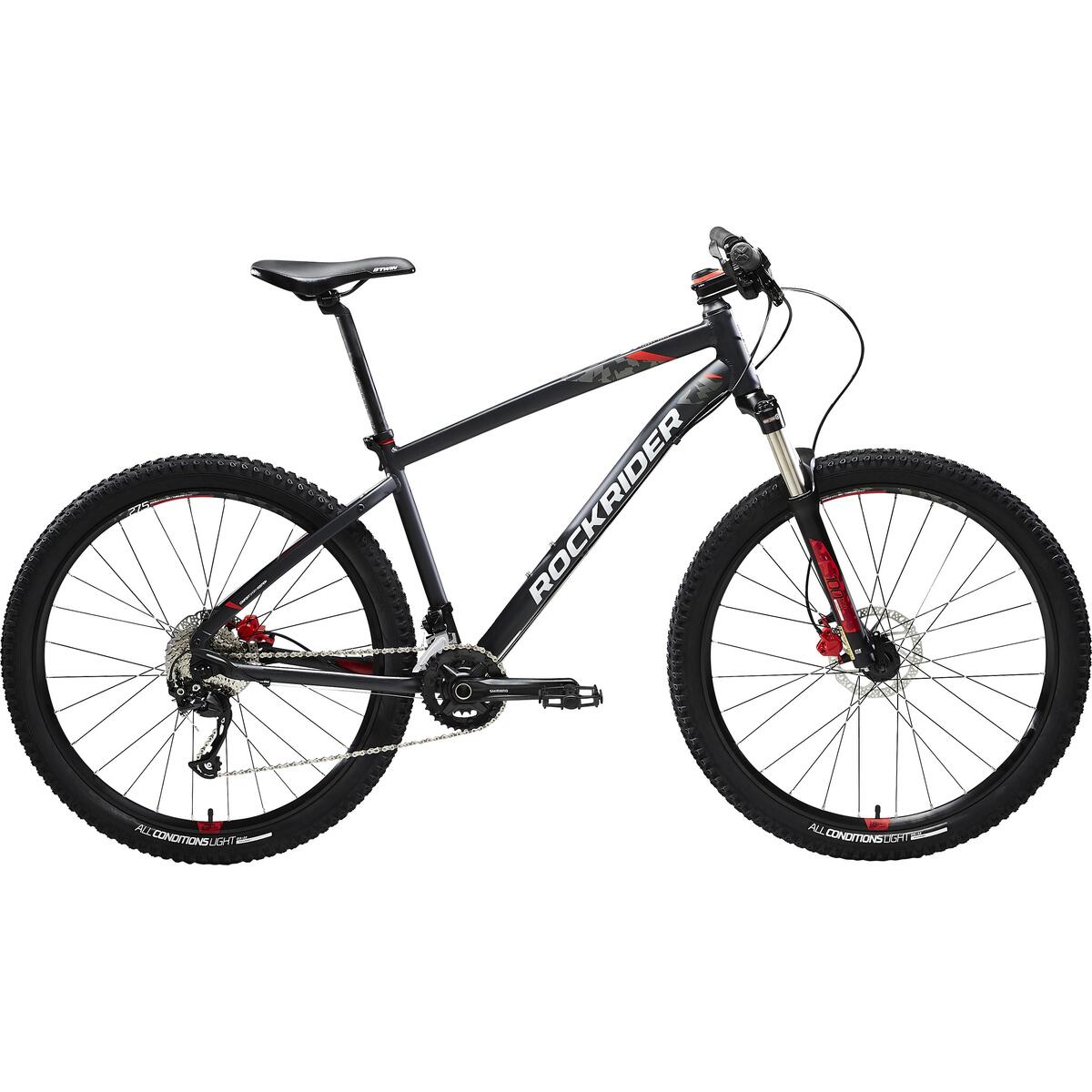 Vélo vtt ST 540 NOIR ROUGE 27,5"