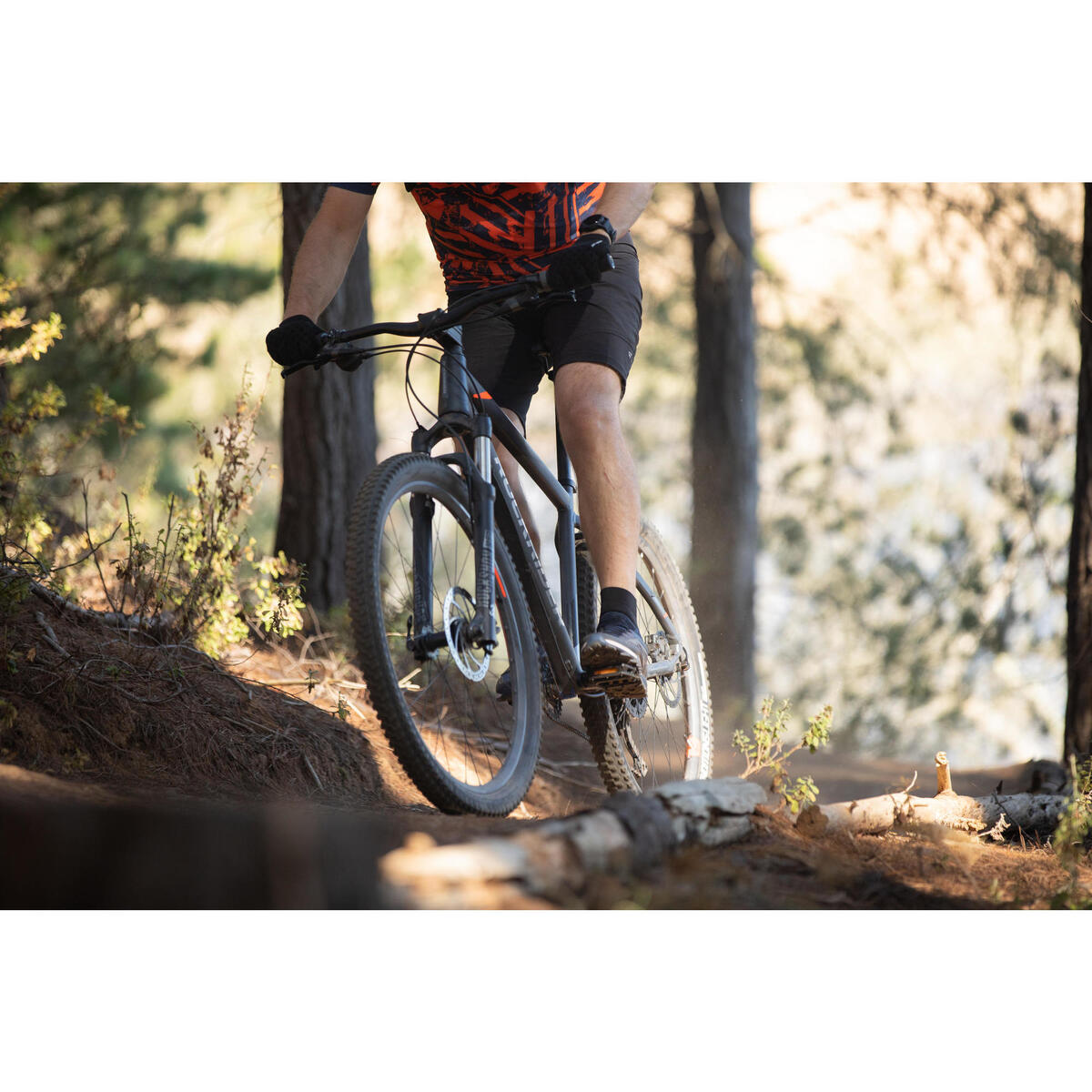 Vélo Vtt ST 900 GRIS ORANGE 27,5"