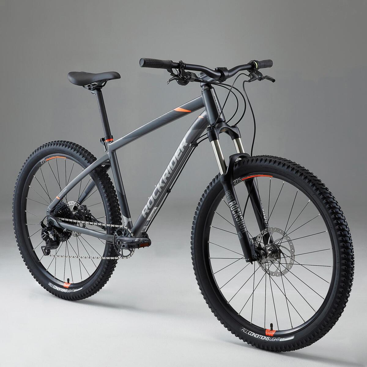 Vélo Vtt ST 900 GRIS ORANGE 27,5"