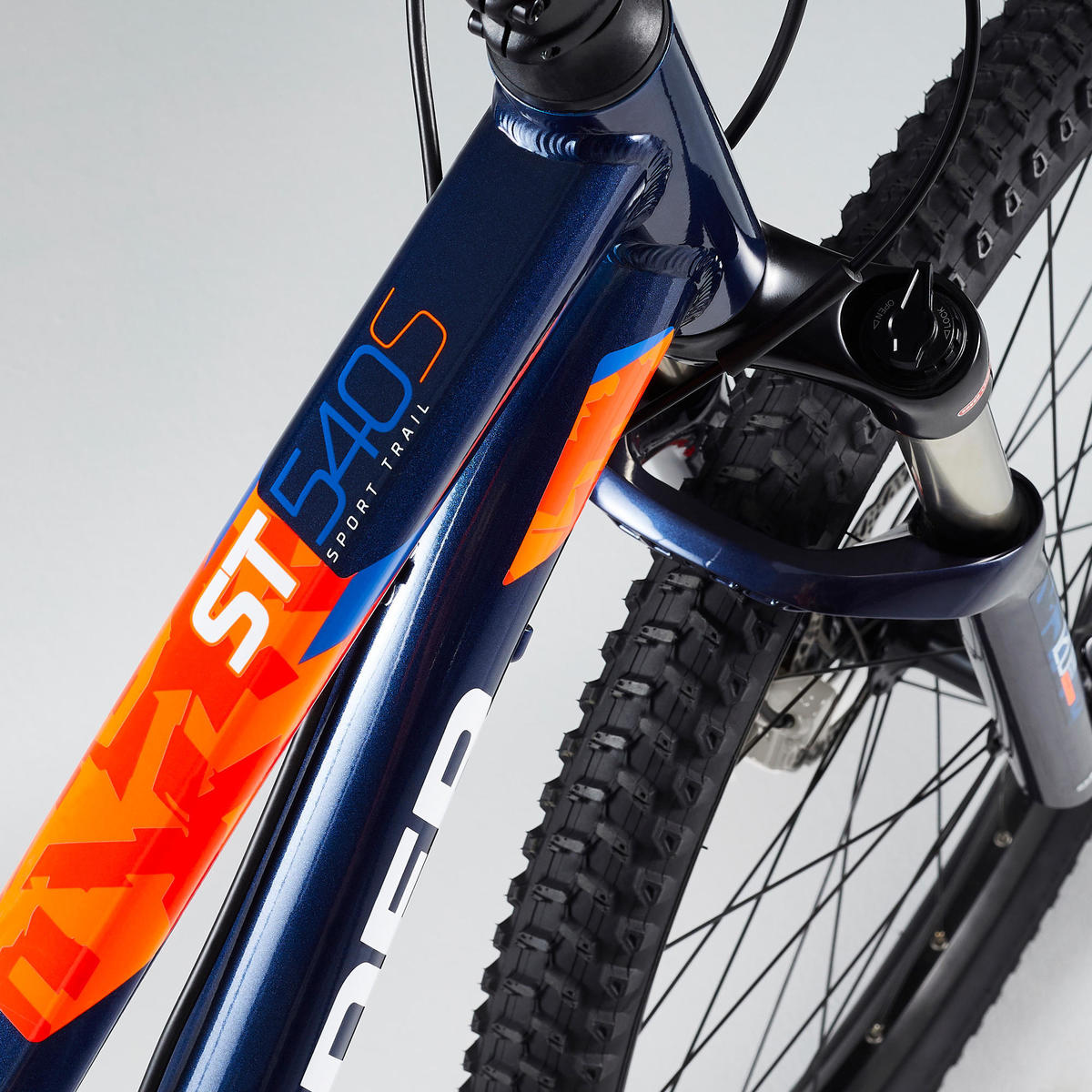 Vélo vtt tout SUSPENDU ST 540 S BLEU ORANGE 27,5"