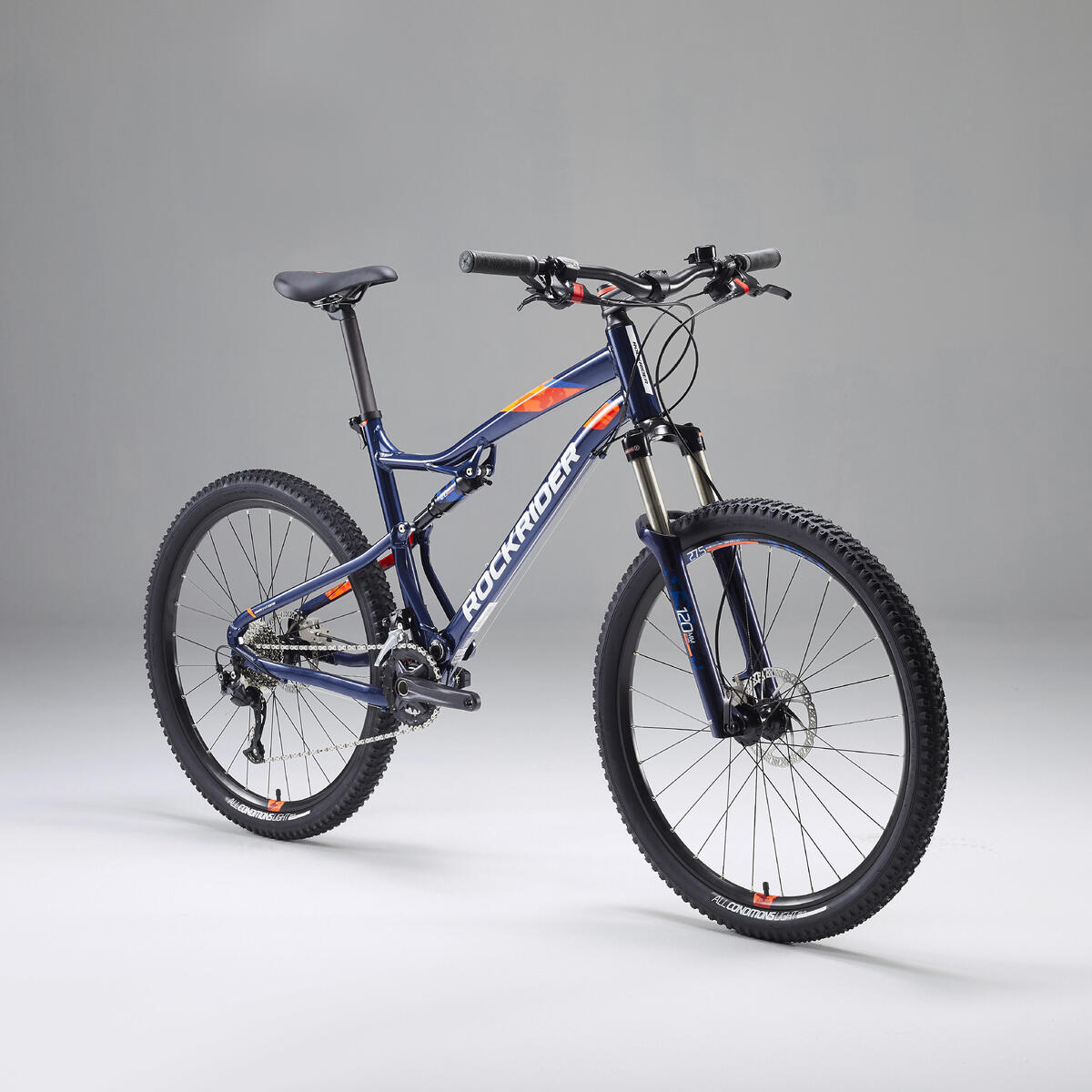 Vélo vtt tout SUSPENDU ST 540 S BLEU ORANGE 27,5"