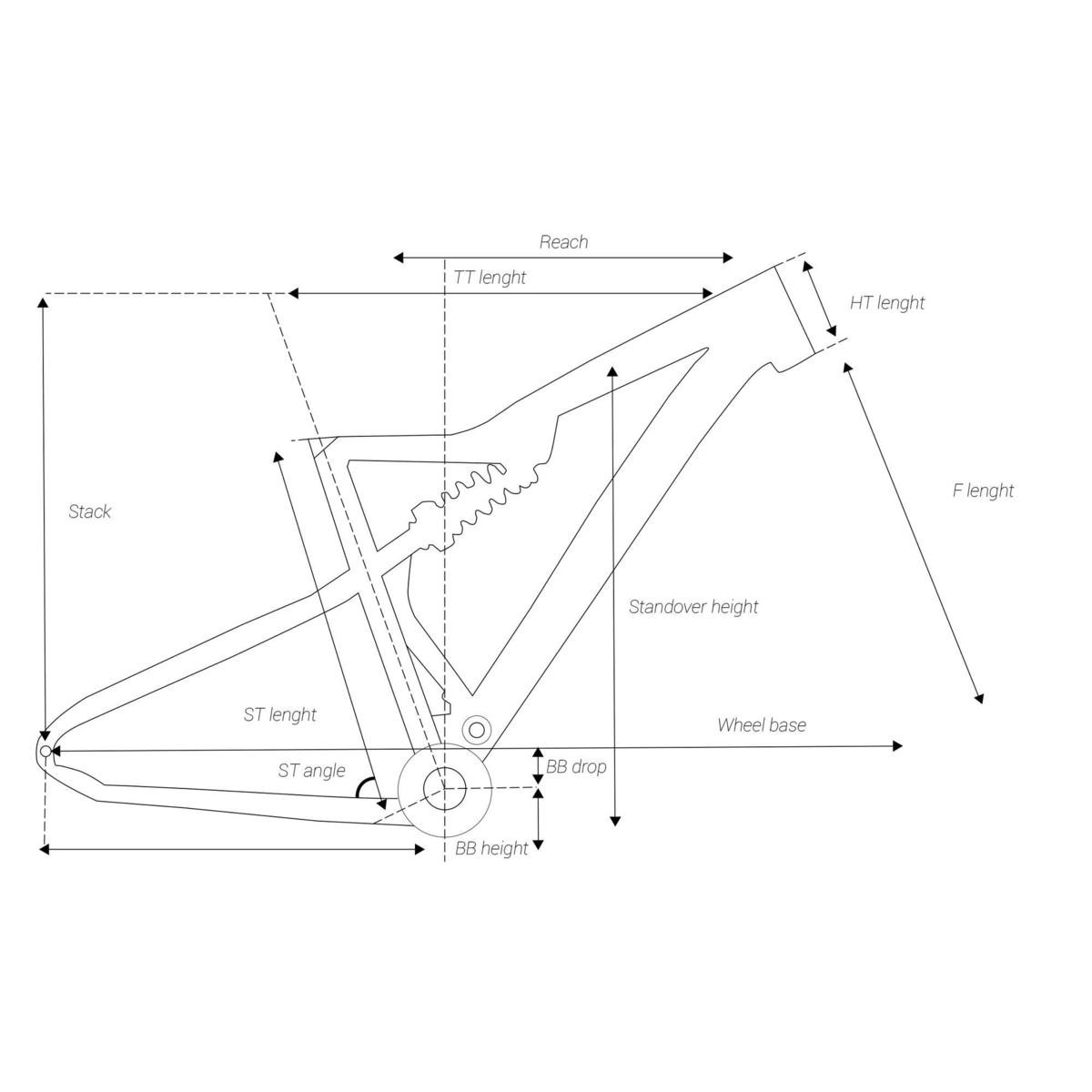 Vélo vtt tout SUSPENDU ST 540 S BLEU ORANGE 27,5"