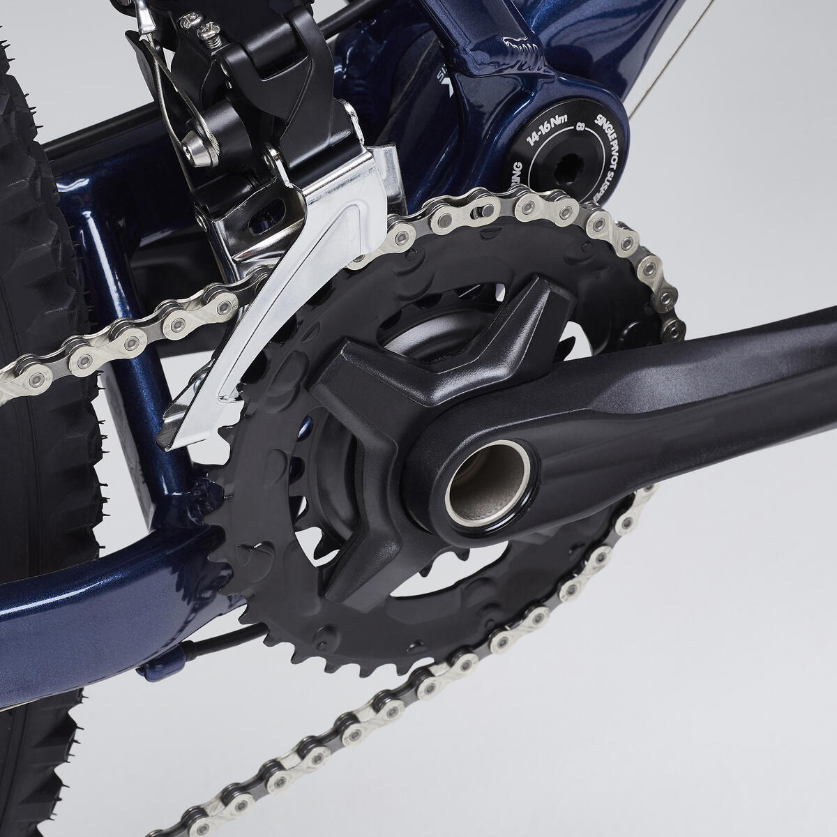 Vélo vtt tout SUSPENDU ST 540 S BLEU ORANGE 27,5"