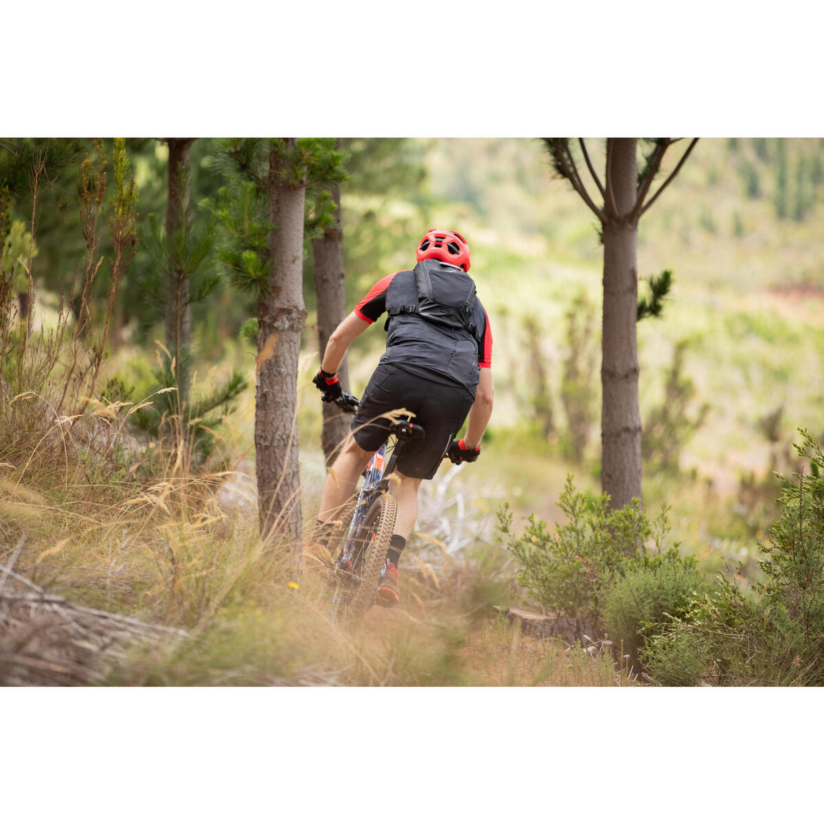 Vélo vtt tout SUSPENDU ST 540 S BLEU ORANGE 27,5"