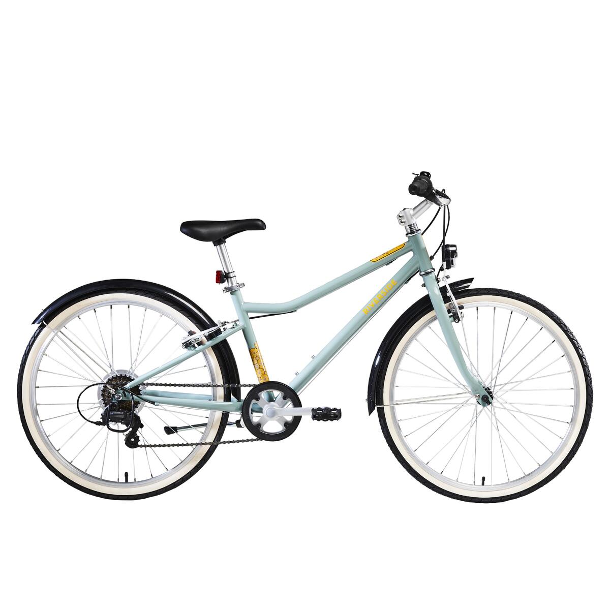 Vélo VTC Enfant RIVERSIDE 500 KAKI 24" 9-12 ans