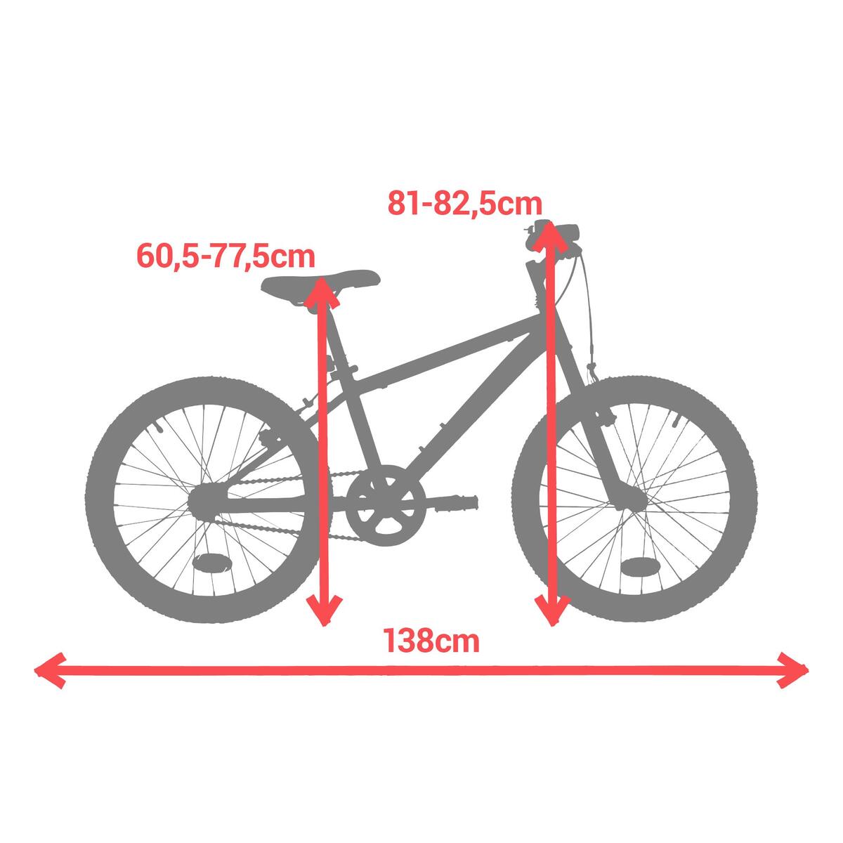 Vélo VTT EnfantROCKRIDER ST 500 20" 6-9 ans