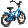 Vélo 14" enfant 3-5 ans avec roues stabilisateurs et rétropédalage