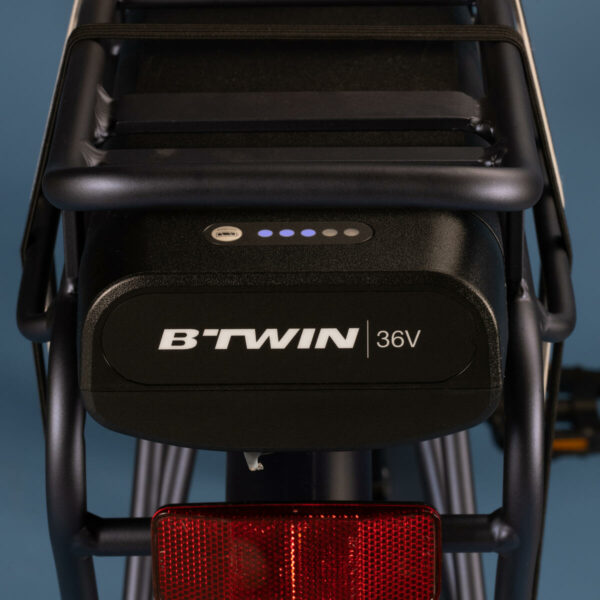 Vélo de ville électrique ELOPS 900 CADRE HAUT BLEU MARINE