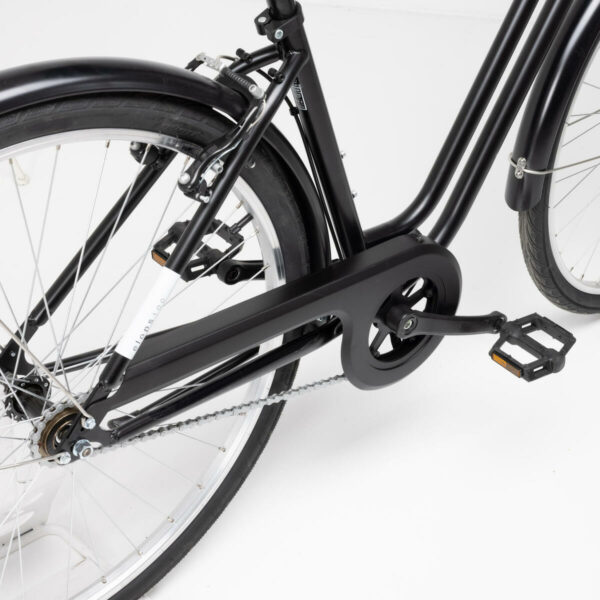 Vélo de Ville ELOPS 100 CADRE BAS NOIR