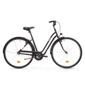 Vélo de Ville ELOPS 100 CADRE BAS NOIR