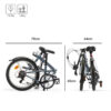 Vélo Pliant FOLD 120 GRIS
