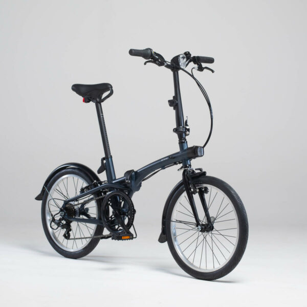 Vélo pliant FOLD 500 BLEU FONCE