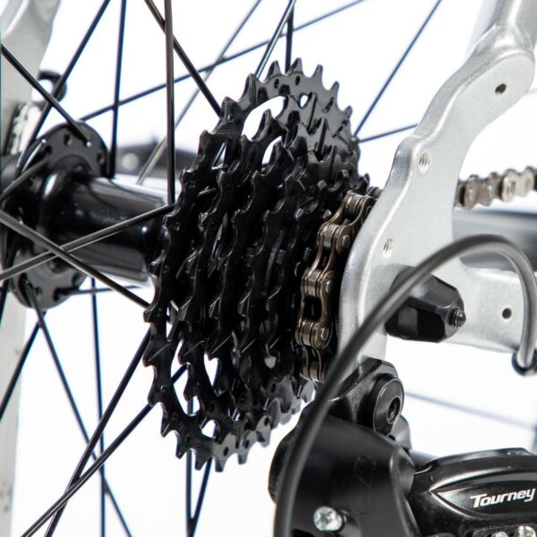 Vélo de route homme CYCLOTOURISME RC100 GRIS