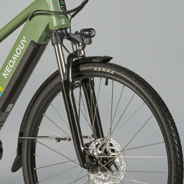 Vélo tout chemin électrique NEOMOUV RAIPON 2 High Frame Kaki