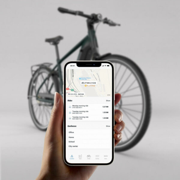 Vélo ville électrique à moteur automatique OWURU CADRE HAUT LD 920 E