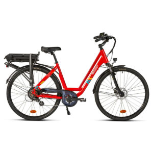 Vélo ville électrique NEOMOUV Sinapia Hydraulique Rouge