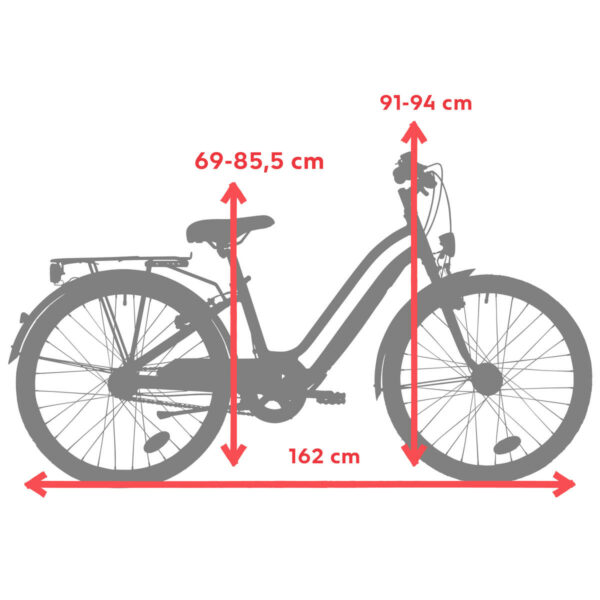 Vélo Ville Enfant ELOPS 500 24" 9-12 ANS