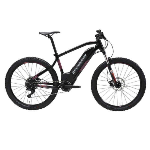 Vélo VTT électrique semi-rigide 27,5" E-ST520 Noir Violet