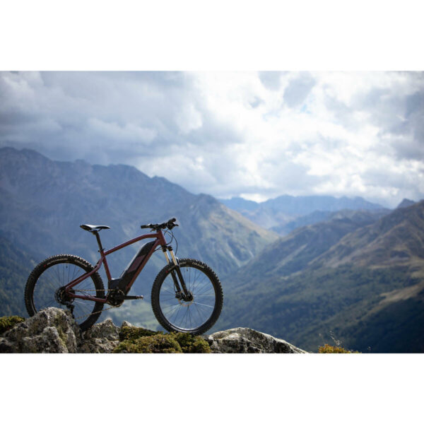 vélo VTT électrique semi-rigide 27,5" femme E-ST 500 prune