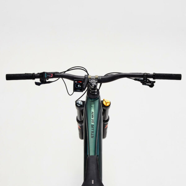 Vélo VTT électrique tout suspendu 29"/27,5" STILUS E-BIG MOUNTAIN vert