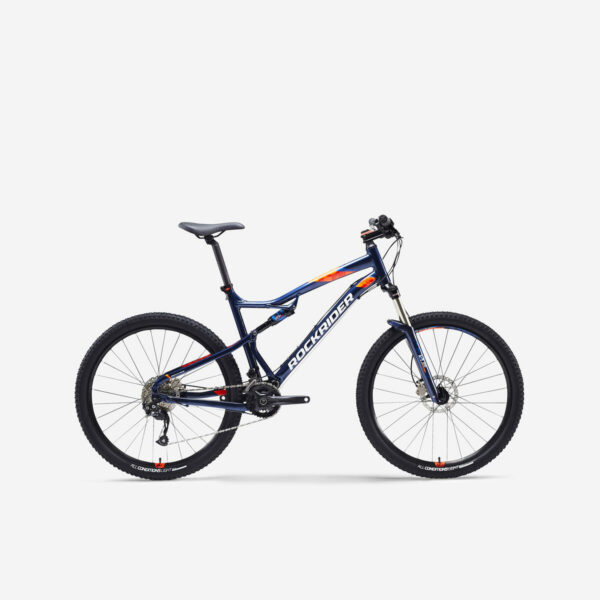 Vélo vtt tout SUSPENDU ST 540 S BLEU ORANGE 27,5"