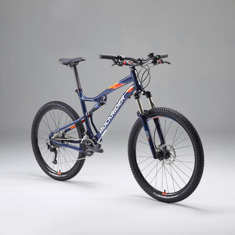 Vélo vtt tout SUSPENDU ST 540 S BLEU ORANGE 27,5"