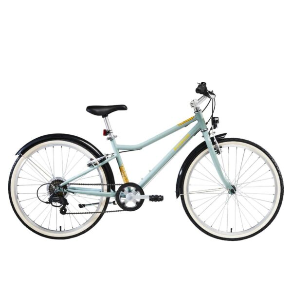 Vélo VTC Enfant RIVERSIDE 500 KAKI 24" 9-12 ans
